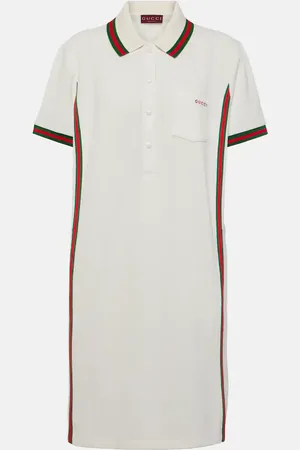 Gucci Miniabito in piquè di cotone