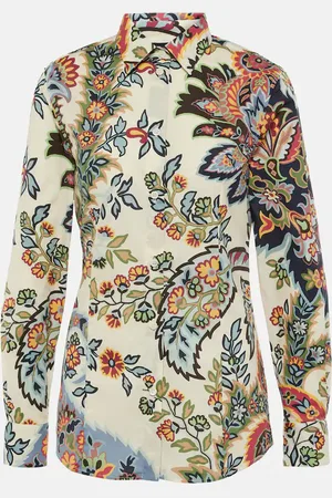 Etro Camicia in misto cotone con stampa