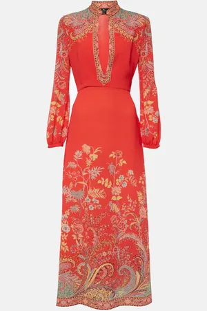Etro Abito midi con stampa