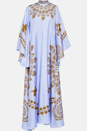 La DoubleJ Caftano Magnifico in twill di seta