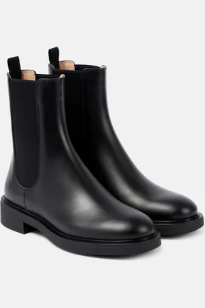 Gianvito Rossi Stivaletti Chester in pelle