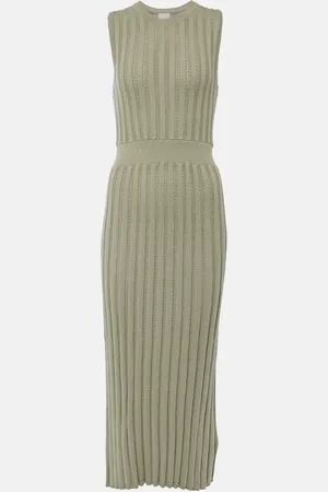 Varley Abito midi Florian in cotone
