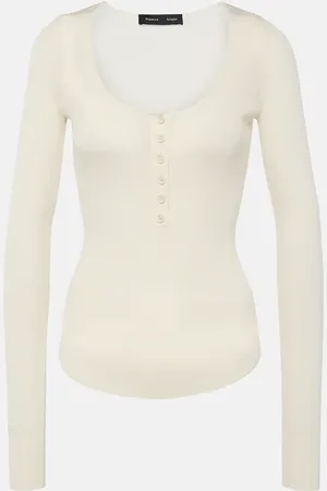 Proenza Schouler Top Boyd in maglia a coste