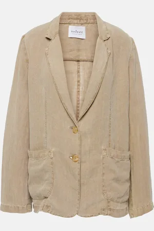 Velvet Blazer Lenny in lino
