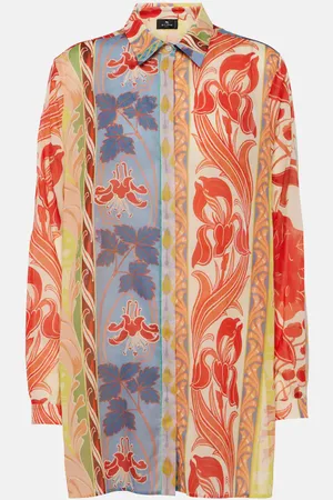 Etro Camicia in cotone con stampa