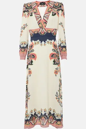 Etro Abito lungo con stampa paisley