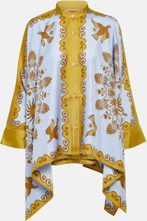 La DoubleJ Camicia Foulard in twill di seta