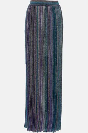 Missoni Gonna lunga in maglia lamé