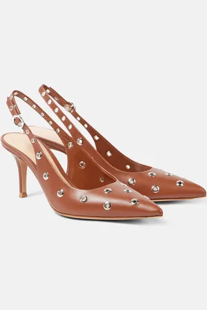 Gianvito Rossi Pumps slingback Lydia 70 in pelle