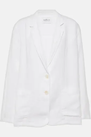 Velvet Blazer Lenny in lino