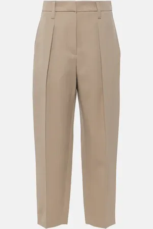 Brunello Cucinelli Pantaloni regular in misto lana