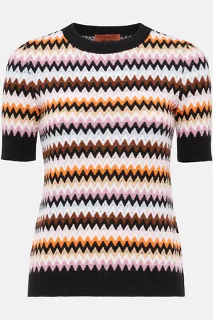 Missoni Top in lana a zig-zag