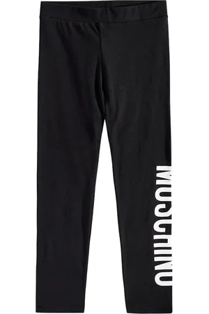 Moschino Leggings in misto cotone con logo
