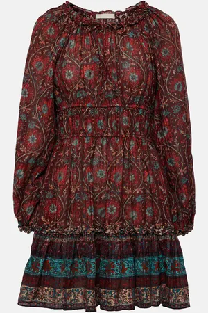 ULLA JOHNSON Abito corto Val con stampa floreale