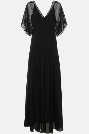 Max Mara Abito lungo in seta
