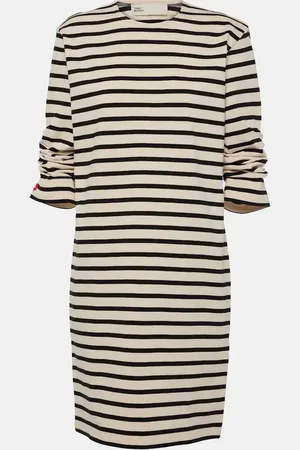 Tory Burch Miniabito in cotone a righe