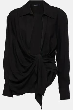 Jacquemus Top La Chemise Bahia con fiocco