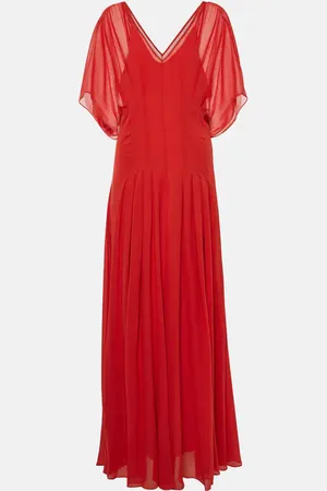 Max Mara Abito lungo in seta