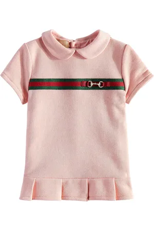 Gucci Baby - Abito Horsebit in cotone