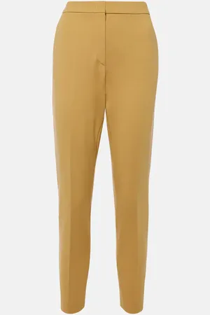 Max Mara Pantaloni slim cropped in jersey