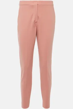 Max Mara Pantaloni slim cropped in jersey
