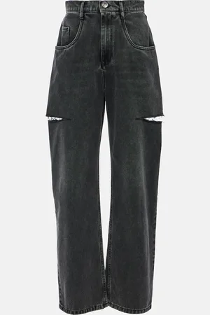 Maison Margiela Jeans tapered a vita alta con cut-out