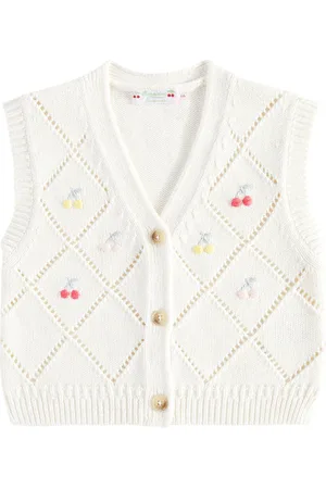 BONPOINT Gilet Ticiana in cotone e cashmere