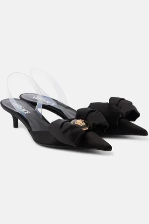 VERSACE Pumps slingback Alia 45 in raso