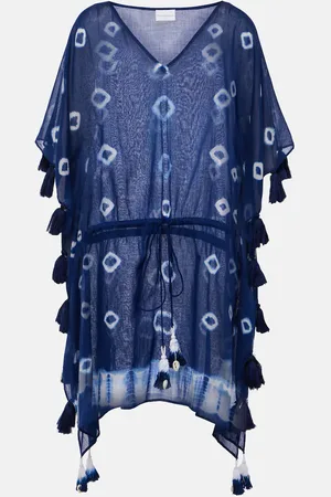 ANNA KOSTUROVA Caftano tie-dye in cotone