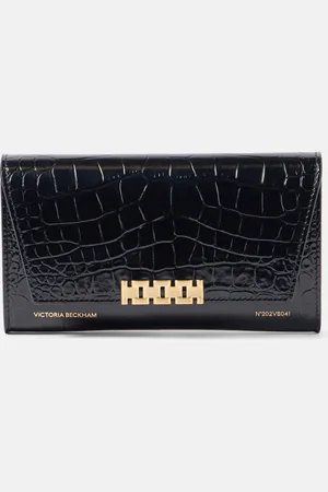 Victoria Beckham Clutch portafoglio in pelle stampata