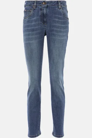 Brunello Cucinelli Jeans skinny a vita media