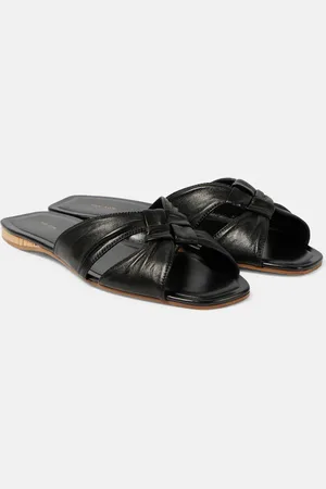 The Row Sandali Soft Knot in pelle