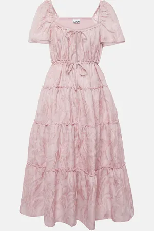 Ganni Abito midi in jacquard