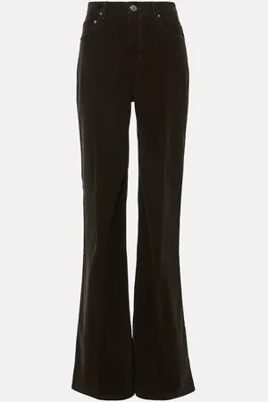 Ami Pantaloni flared in corduroy di cotone