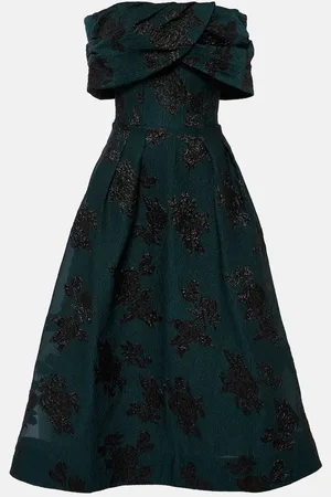 Rebecca Vallance Abito midi Beryl con ricamo