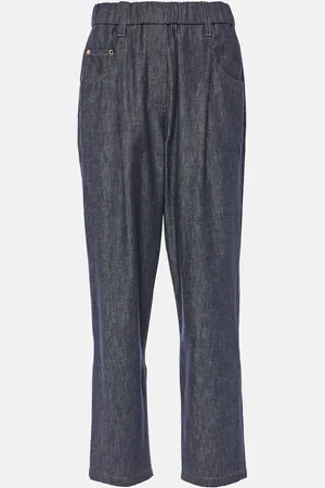 Brunello Cucinelli Jeans slim a vita media