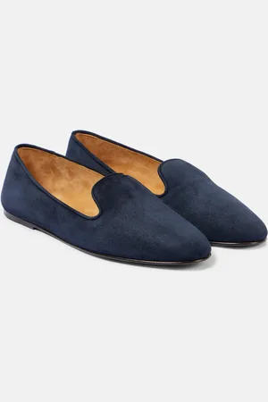 The Row Mocassini Tippi in suede