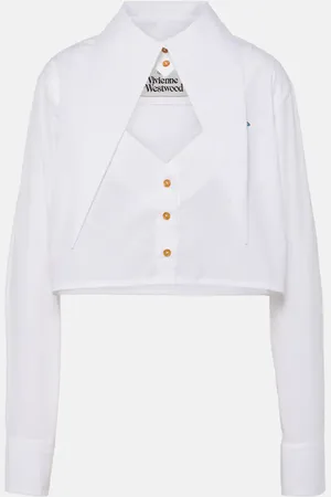 Vivienne Westwood Camicia cropped Heart in cotone