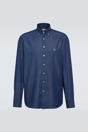 Etro Camicia di jeans con logo