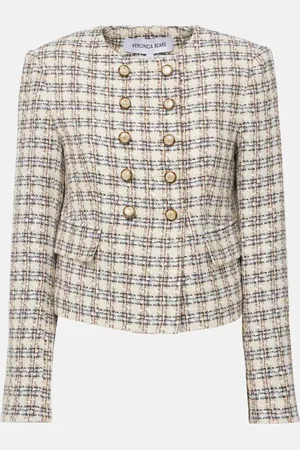 VERONICA BEARD Giacca Bentley in tweed a quadri