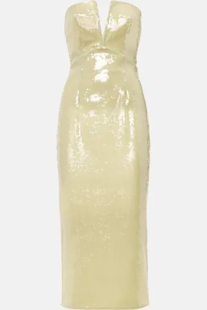 Roland Mouret Abito midi con paillettes