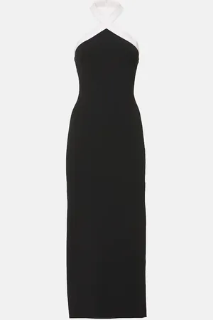 Roland Mouret Abito midi con scollo all’americana