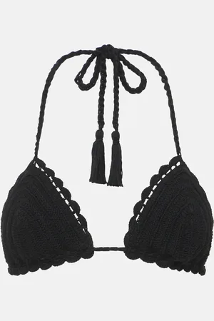 ANNA KOSTUROVA Top bikini in crochet di cotone