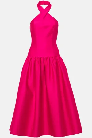 Roland Mouret Abito midi in taffetà