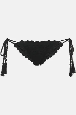 ANNA KOSTUROVA Slip bikini in crochet di cotone