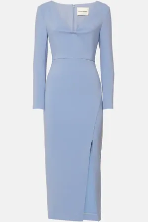 Roland Mouret Abito midi in crêpe