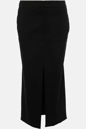 Isabel Marant Gonna midi Dixina in misto lino