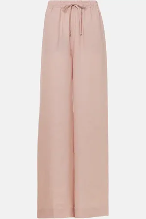 Loro Piana Pantaloni a gamba larga Graysen in lino