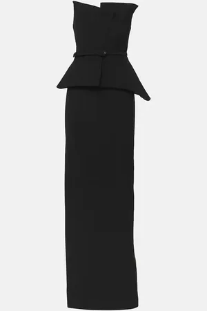 Roland Mouret Abito lungo in crêpe
