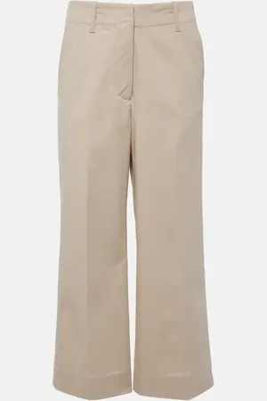 Proenza Schouler Pantaloni cropped Amara in misto cotone